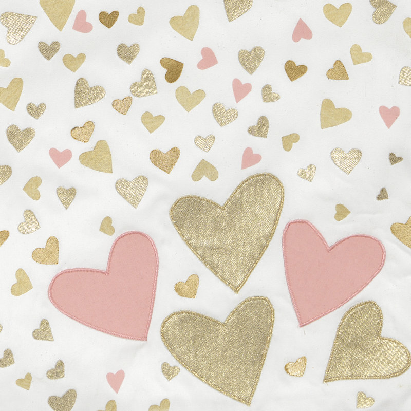 lambs and ivy pink and gold