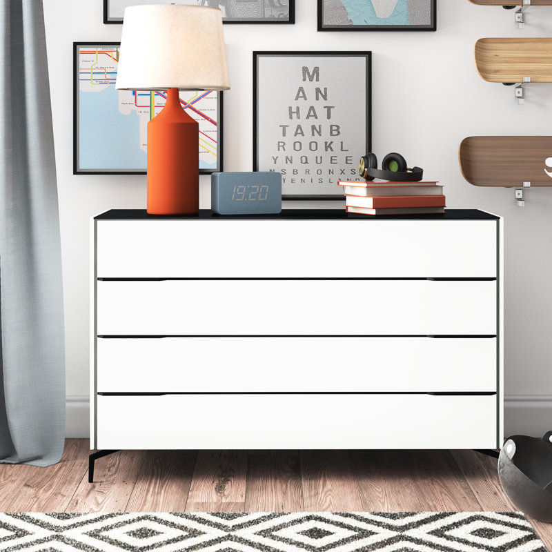 Ivy Bronx Fawley 4 Drawer Standard Dresser Wayfair