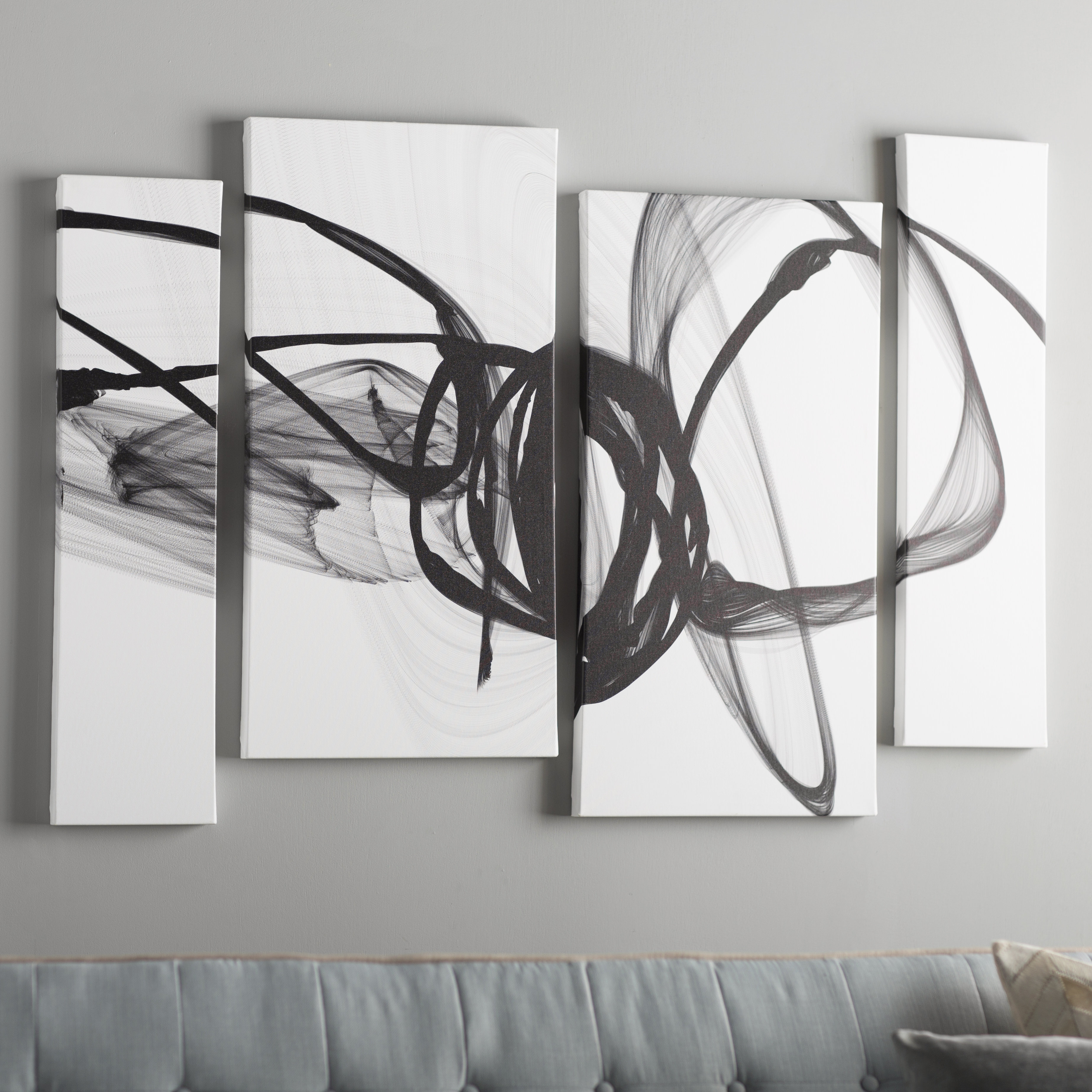That Energy By Irena Orlov 4 Piece Graphic Art On Wrapped Canvas Set - 