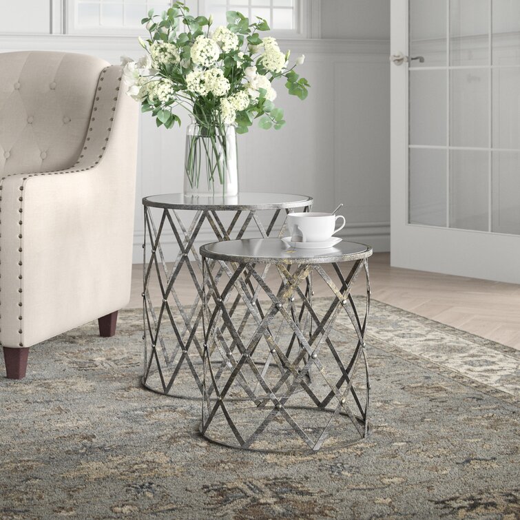 wayfair nest of tables grey