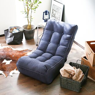 Tatami Mat Floor Chair Lazy Divano con Schienale Regolabile da Pavimento Sedia da Gioco Sedia da Meditazione sedie a Sdraio Colore : Schwarz 