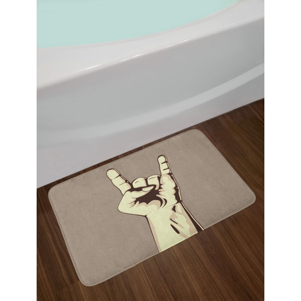 East Urban Home Devil Sign Vintage Symbol Illustration Hand