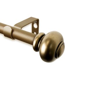 Fiske Curtain Single Rod Hardware Set