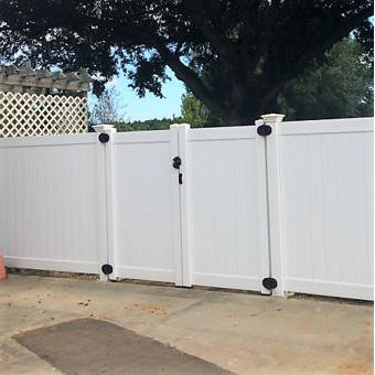 Vinylfencewholesaler 6 Ft H X 8 Ft W Rainier Privacy Fence Vinyl Gate Wayfair