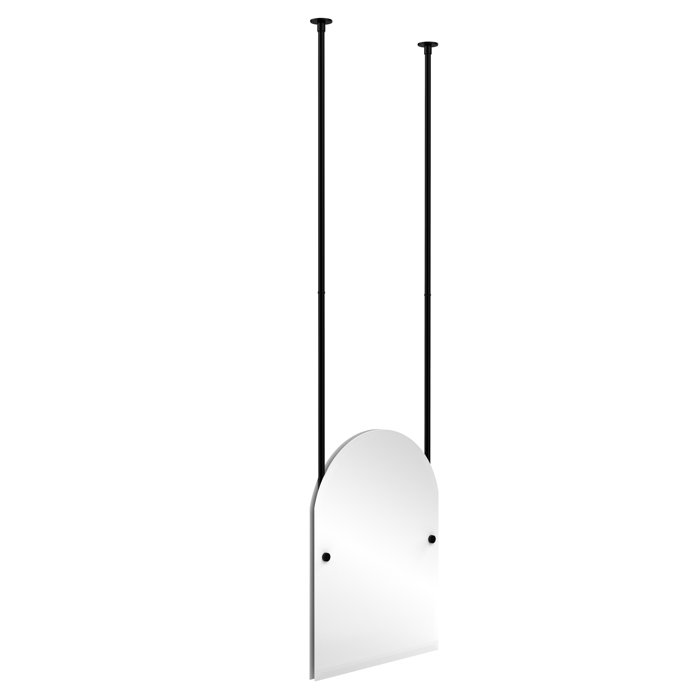 Winston Porter Marnisha Arched Top Ceiling Hung Mirror Wayfair
