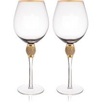 New In Box Wedding Flutes With Bling Base Set of Two Made by Elegance 