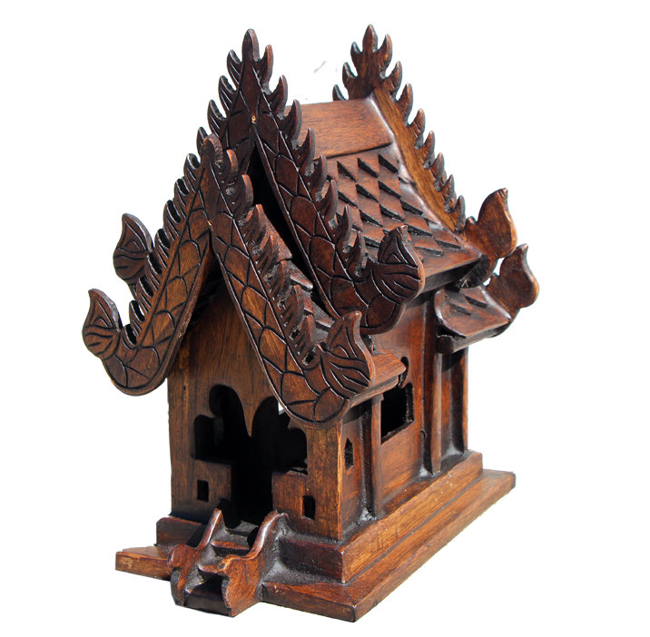 Decorative Teak Spirit House