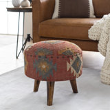 Ikat Wood Accent Stools You Ll Love In 2021 Wayfair
