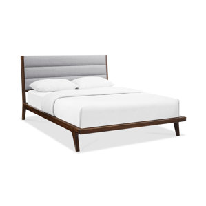 Mercury Upholstered Platform Bed by Greenington