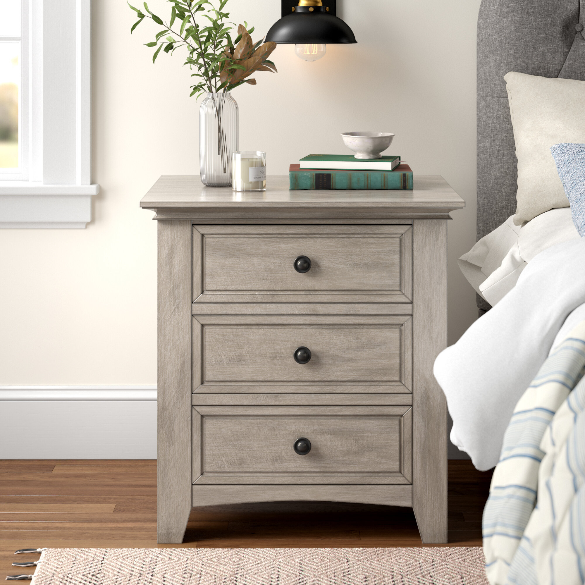 Three Posts™ Kingery Nightstand & Reviews Wayfair