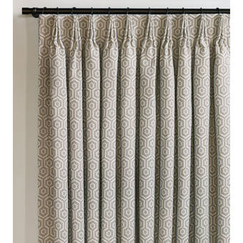 Eastern Accents Magnolia Inverted Pinch Pleat Single Curtain Panel