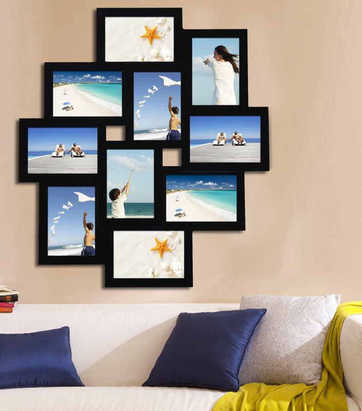 Wall Photo Frames Collage adecotrading 10 opening wood photo collage wall hanging picture Wall Photo Frames Collage adecotrading 10 opening wood photo collage wall hanging picture