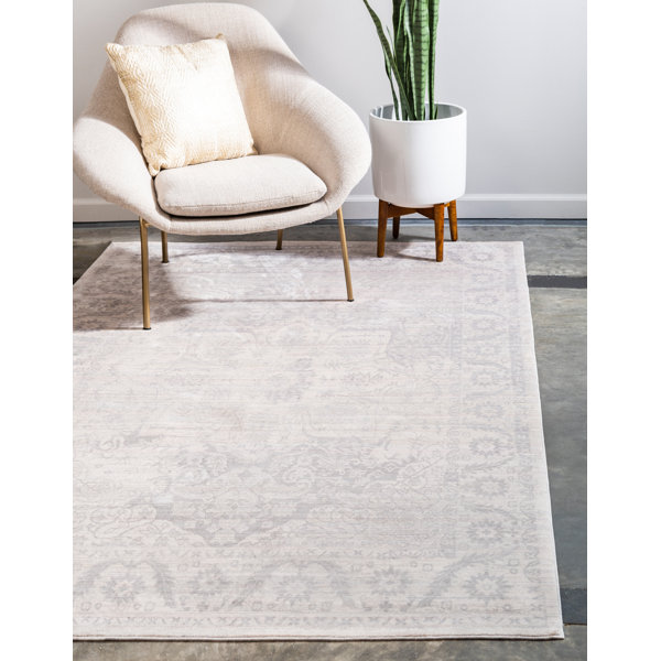 Blue Elephant Mathilda Grey/Ivory Rug & Reviews | Wayfair.co.uk