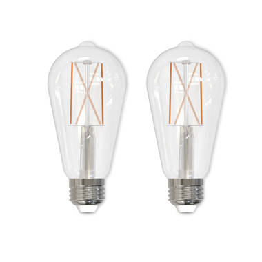 Bulbrite Industries 60 Watt Equivalent, ST18 Dimmable Light Bulb, Warm (2700K) E26/Medium (Standard) Base Reviews | Wayfair