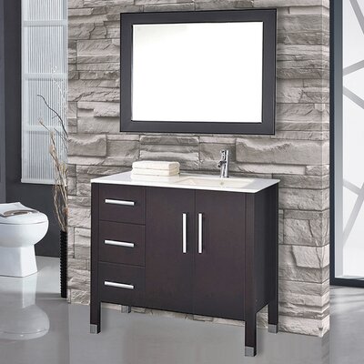 Prahl 40 Single Sink Bathroom Vanity Set With Mirror Orren Ellis