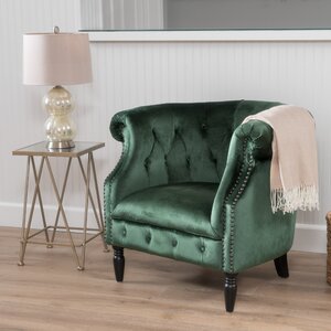 Lenita New Velvet Chesterfield Chair