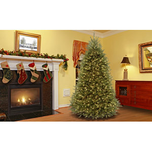 Fir 7.5' Green Artificial Christmas Tree with 750 LED Lights