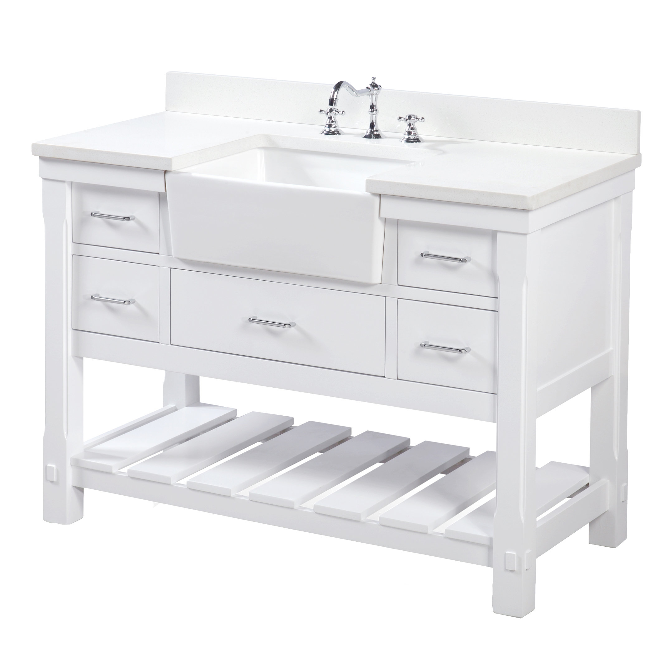 KBC Charlotte 48" Single Bathroom Vanity Set & Reviews | Wayfair