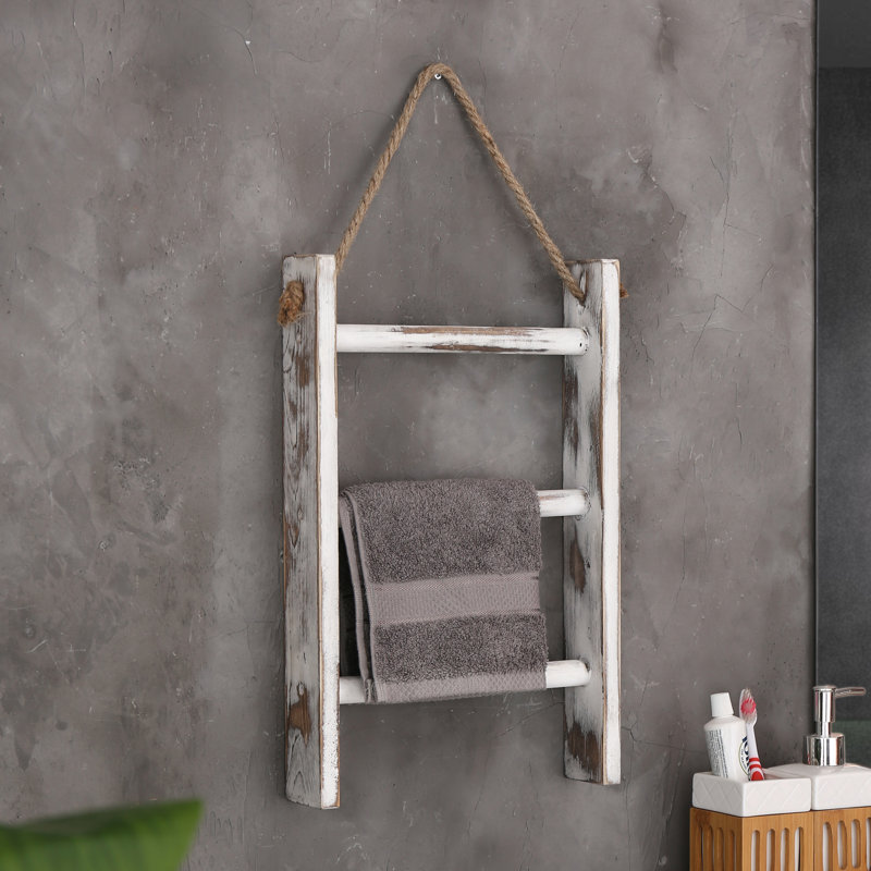 wall mount towel ladder