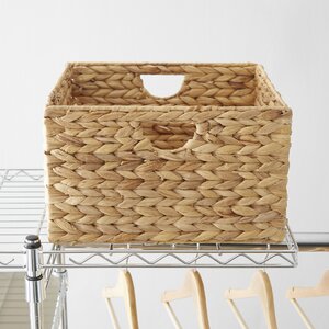 Wayfair Basics Woven Hyacinth Storage Basket Set (Set of 2)