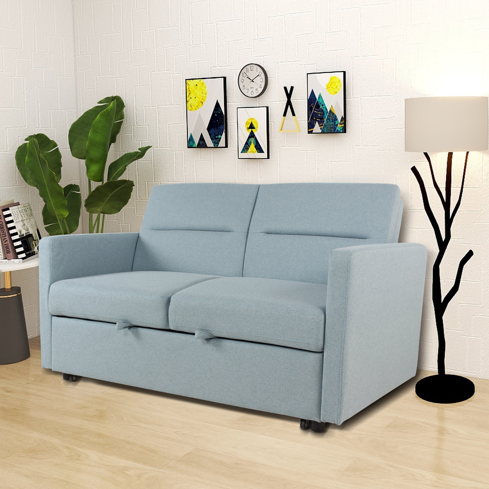 Latitude Run® 56'' Square Arm Sofa Bed & Reviews Wayfair