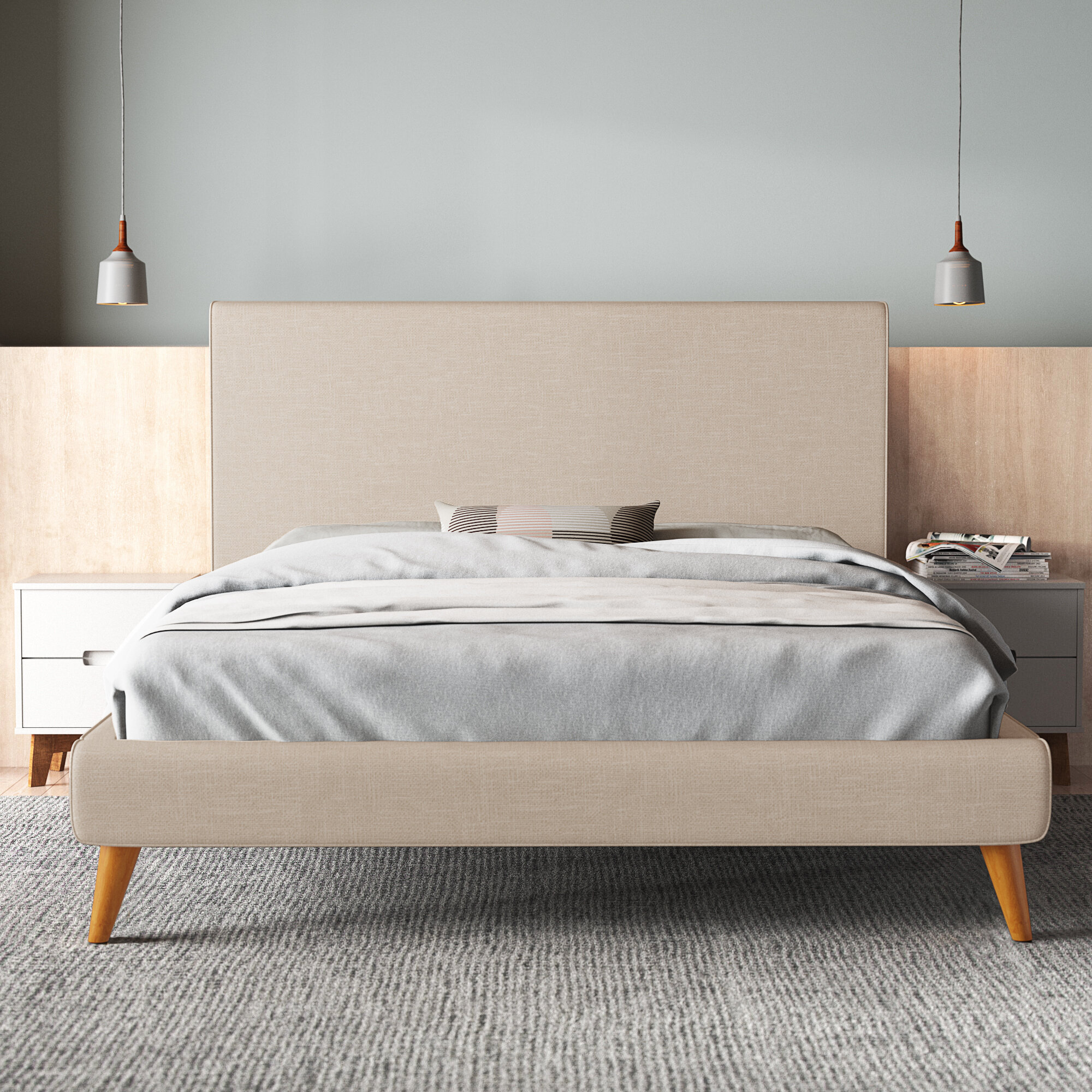 Modern Mid Century Beds Allmodern