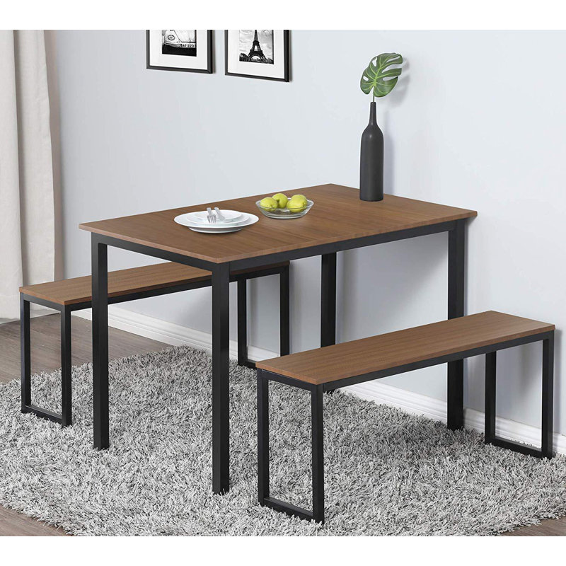 Ebern Designs Kuzma 3 Piece Breakfast Nook Dining Set Reviews