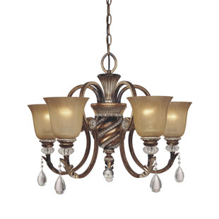 Go to store & view more images Mcmillian 5-Light Shaded Chandelier by Astoria Grand