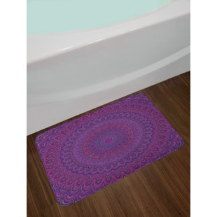 Deep Purple Bathroom Rugs Wayfair Purple Eggplant Bath Rug