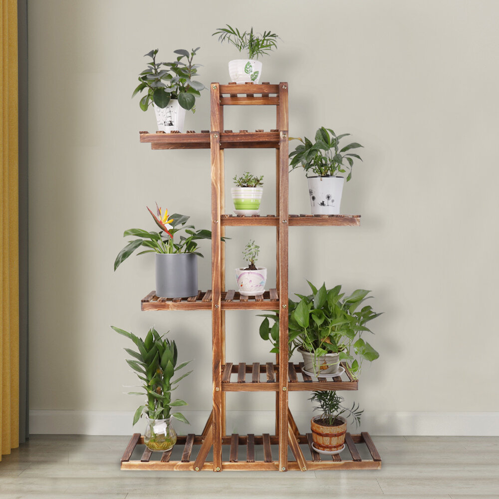 Loon Peak® Wardlow Rectangular Multi-Tiered Plant Stand & Reviews | Wayfair