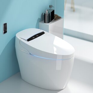 Details about   Electric Smart Bidet Seat for Elongated Toilets  Remote Control LED Nightlight 