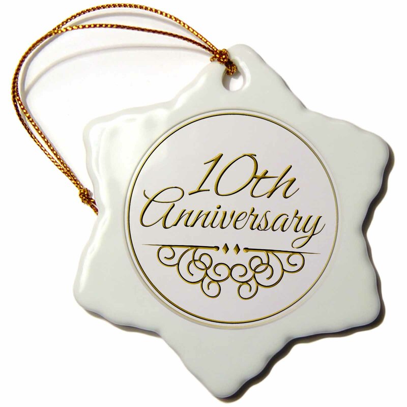 10th anniversary ornament