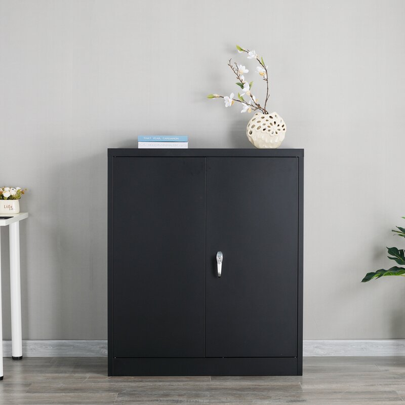 Inbox Zero 2 Shelf Storage Cabinet Wayfair Ca