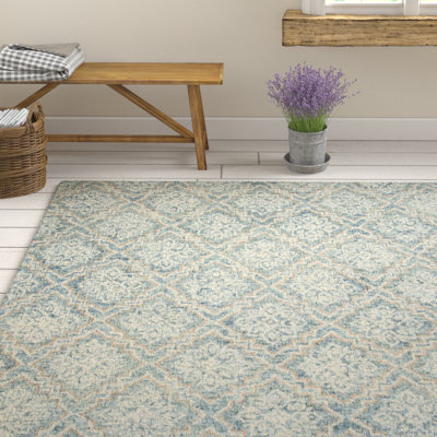 Salerna Hand Tufted Wool Geometric Rug