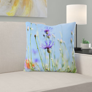 Cornflower Blue Pillows Wayfair Alpine Cornflower Throw Pillow
