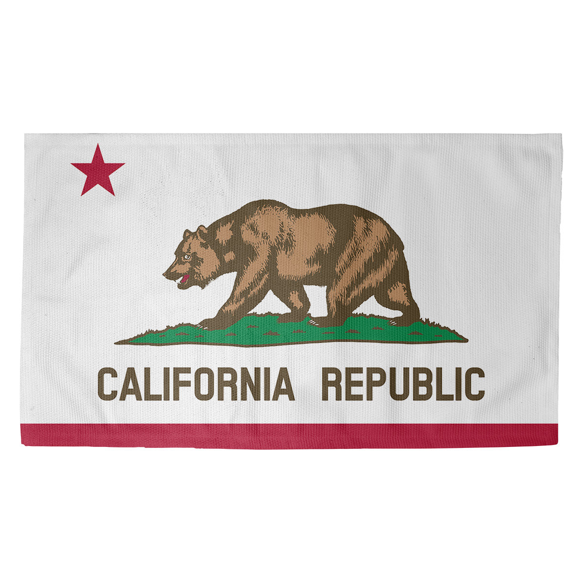 Ebern Designs Fawcett California Flag Indoor Door Mat Wayfair