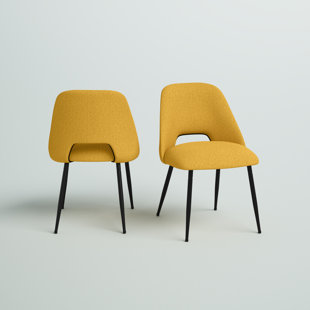 wayfair yellow dining chairs