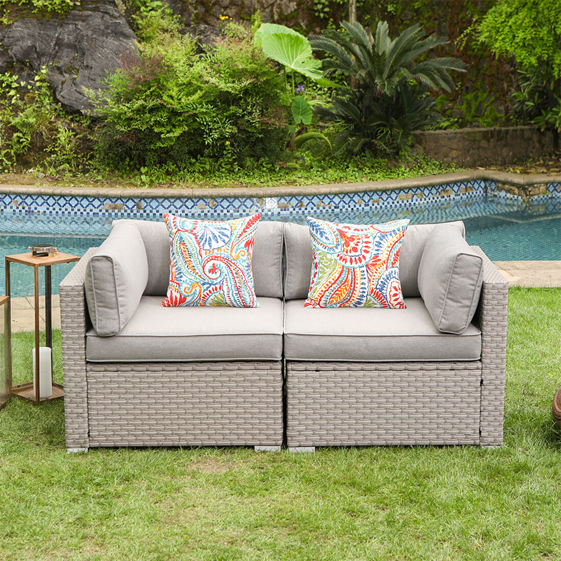 fisher patio loveseat