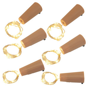Wine Cork with Battery Operated Submersible Mini String Lights
