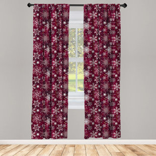 55x40''Christmas Curtains 2 Panels Set Window Drapes for Living Room Bedroom 