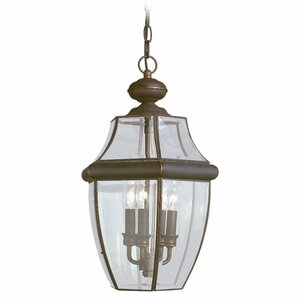 Knudson 3-Light Outdoor Hanging Lantern