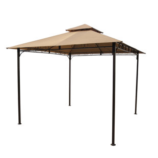 Go to store & view more images Devansh 10 Ft. W x 10 Ft. D Steel Patio Gazebo by Wrought Studio