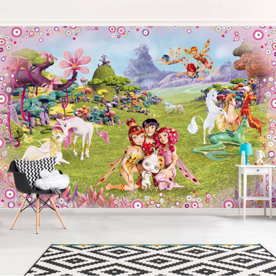 East Urban Home Mia And Me S Magical World Semi Gloss Wallpaper