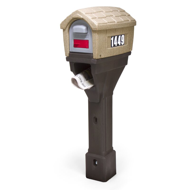 Simplay3 Home Plus Post Mounted Mailbox & Reviews | Wayfair