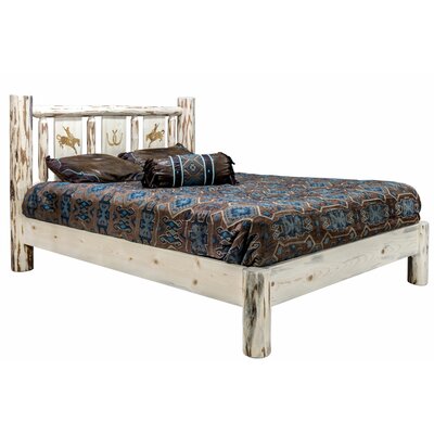 Antigo Platform Bed Millwood Pines Size: California King