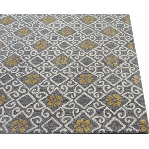 Danforth Hand-Tufted Grey Area Rug