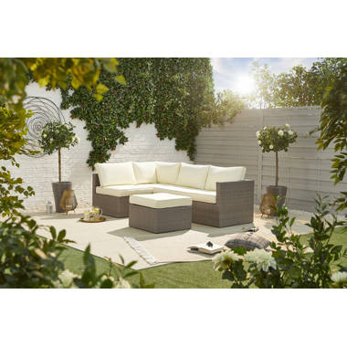 marta 4 seater rattan sofa set