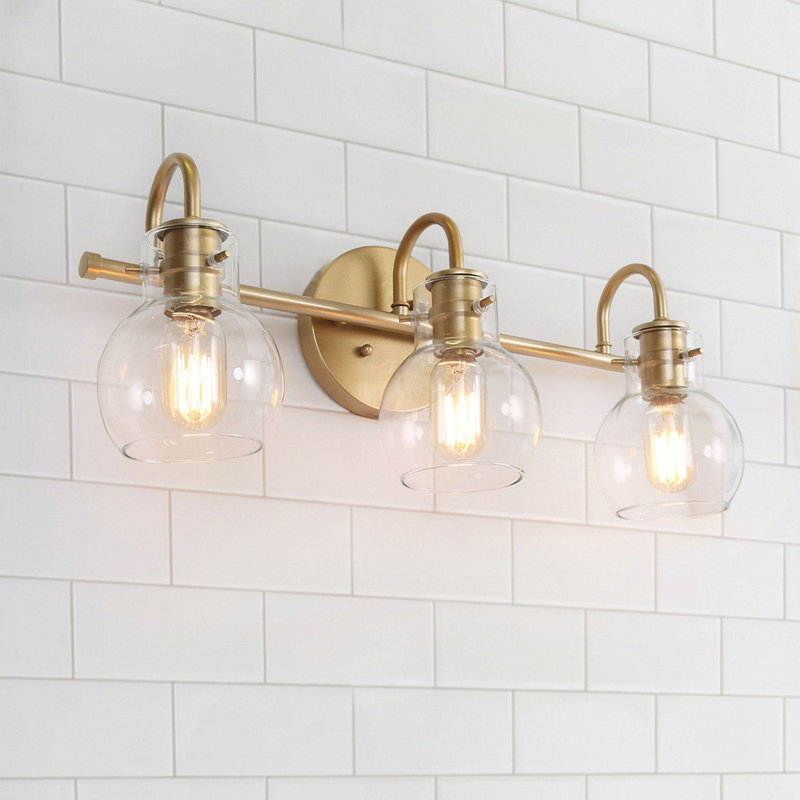 Sia Dimmable Gold Vanity Light Number of Lights: 3
