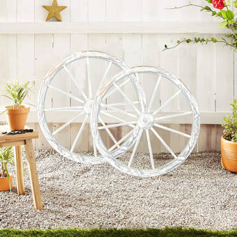 August Grove Wagon Wheel Wall Decor Wayfair