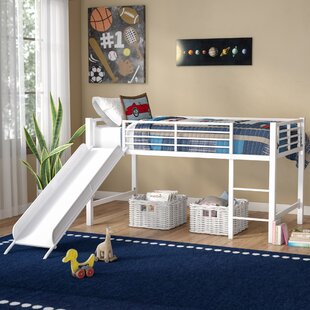 kids single bed with slide